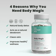 Body Magic Chlorophyll Pill for Feminine Odor - 3 pk