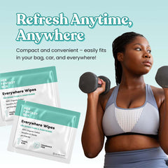 Everywhere Wipes Travel Size - 180 Wipes, 12 Pack