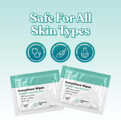 Everywhere Wipes Travel Size - 120 Wipes, 8 Pack